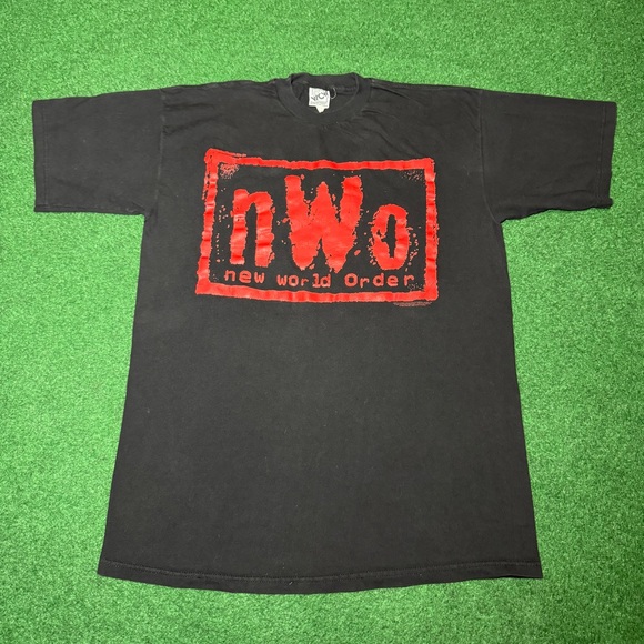 Vintage 90s NWO New World Order Wrestling WCW NWO Grunge Punk XL T Shirt - Picture 1 of 8